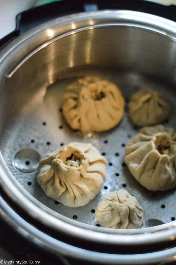 steaming dumplings in instant pot