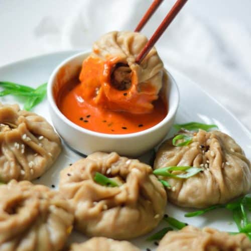 Steamed momos in instant pot