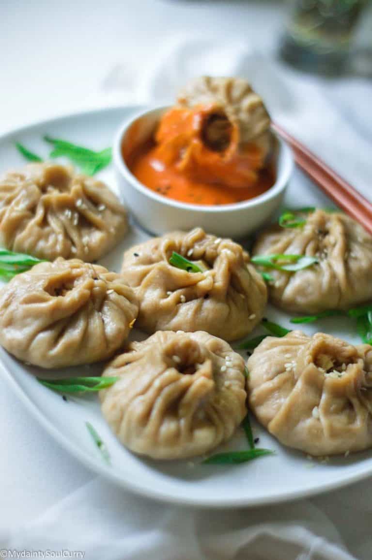 Instant Pot Steamed Dumplings (Momo) My Dainty Soul Curry