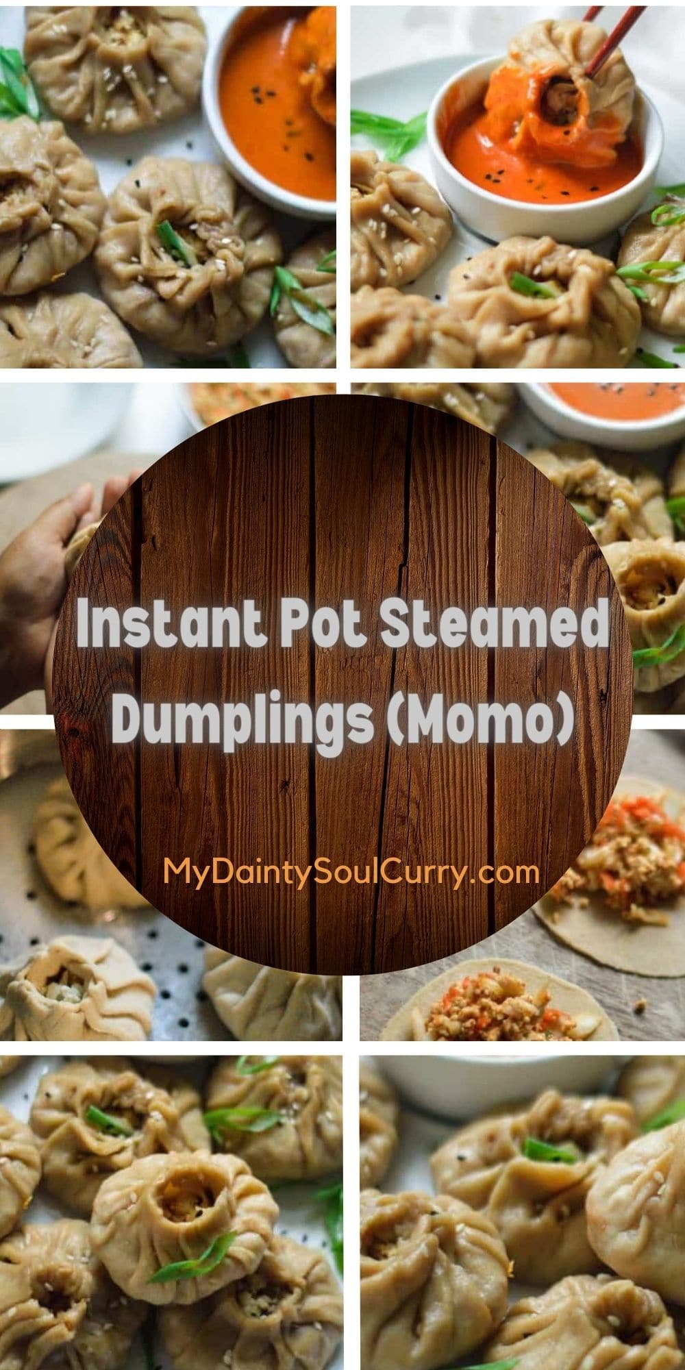 Instant Pot Steamed Dumplings (Momo) My Dainty Soul Curry