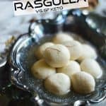 Instant pot cooked rasgulla pin