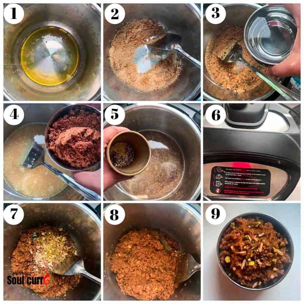 How to make instant pot fada lapsi
