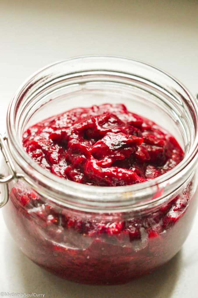 Fresh sugar-free strawberry jam