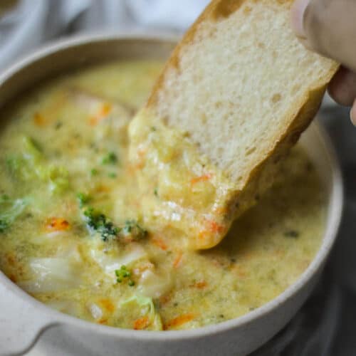 IP cheese broccoli soup
