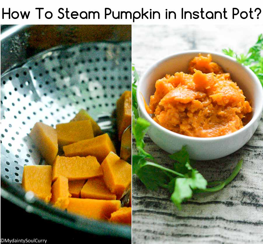 How to steam pumpkin in an instant pot