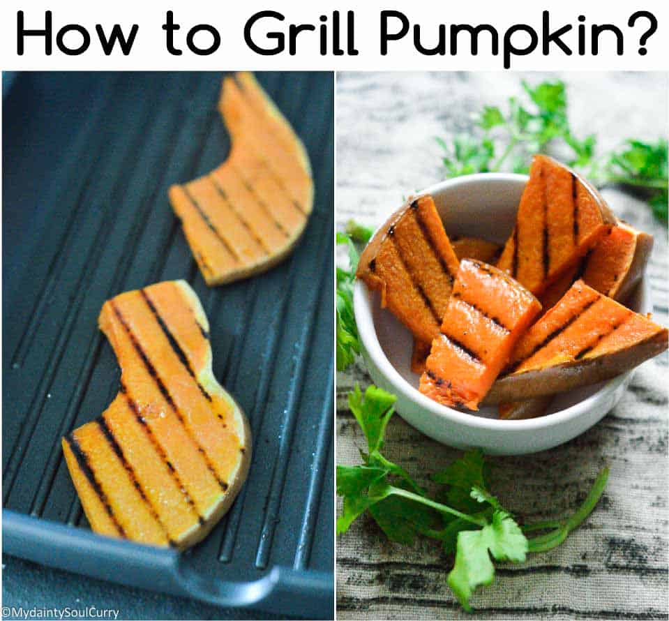 How to grill pumpkin slices