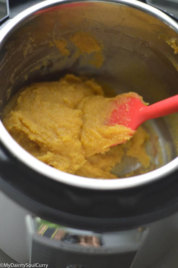 making katli in the instant pot