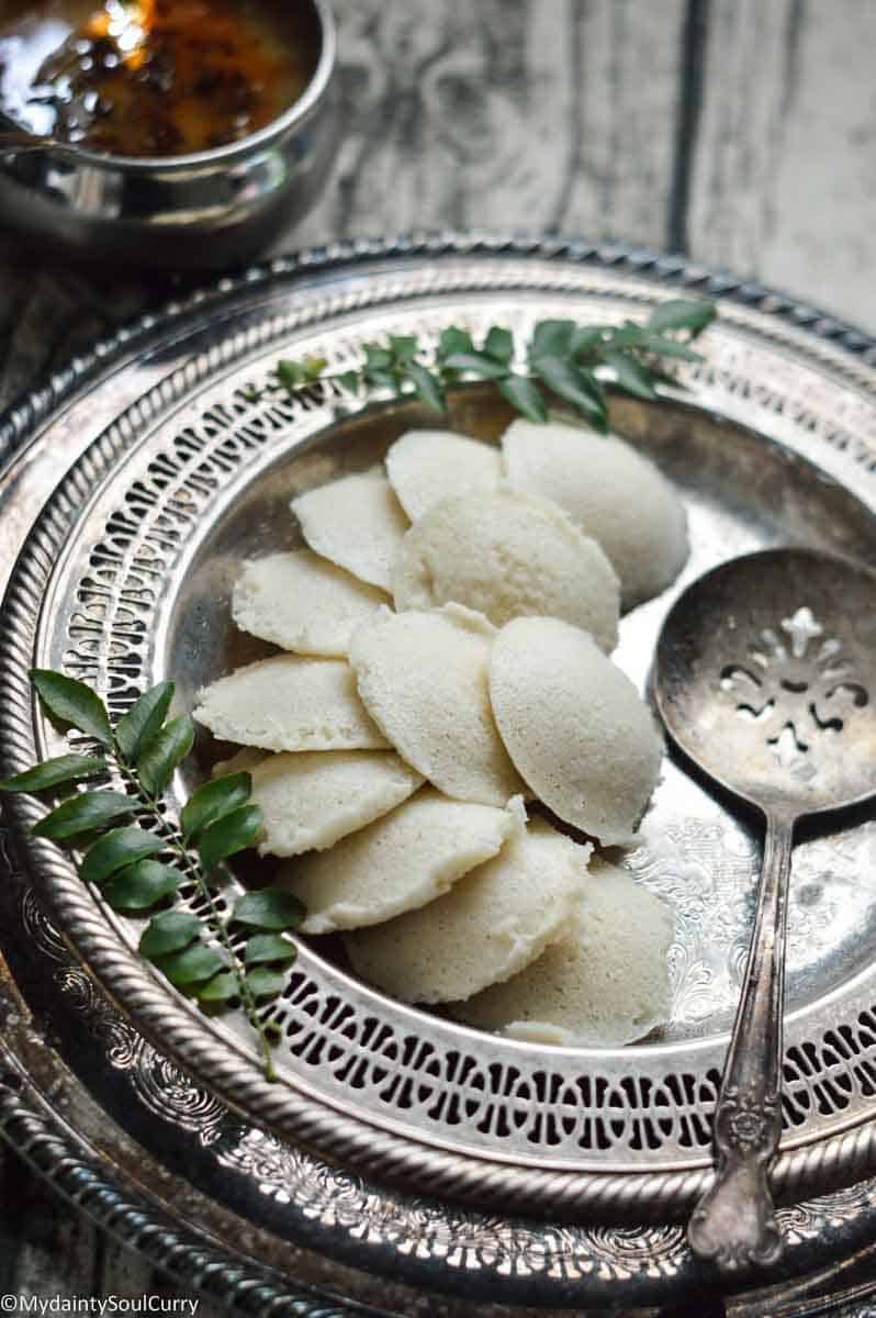 Instant Pot Idli - My Dainty Soul Curry