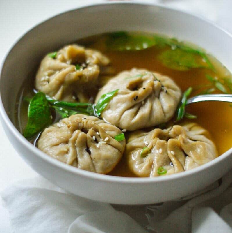 Instant Pot Wonton Soup (Vegan) My Dainty Soul Curry