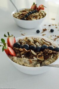 Serve granola and enjoy