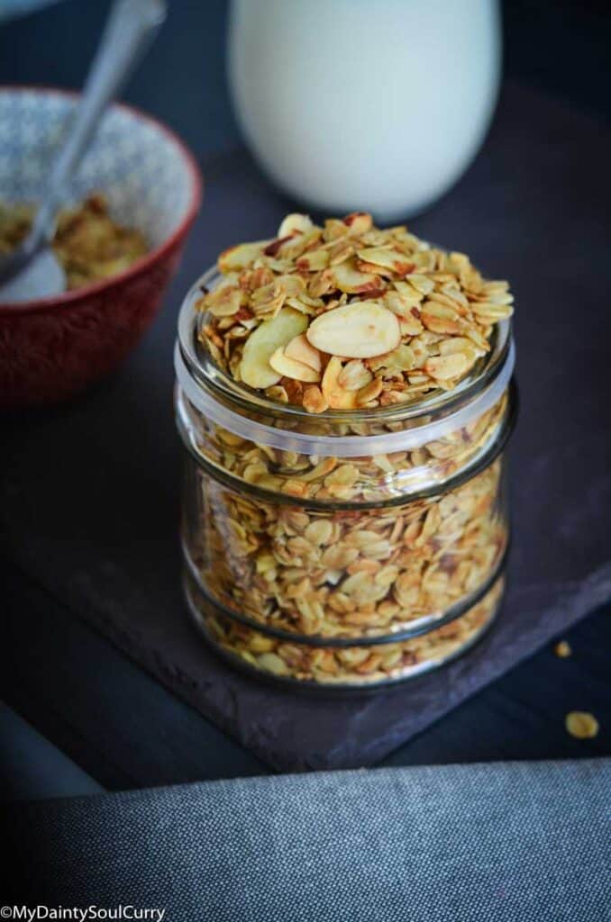 Air-fryer granola with nuts
