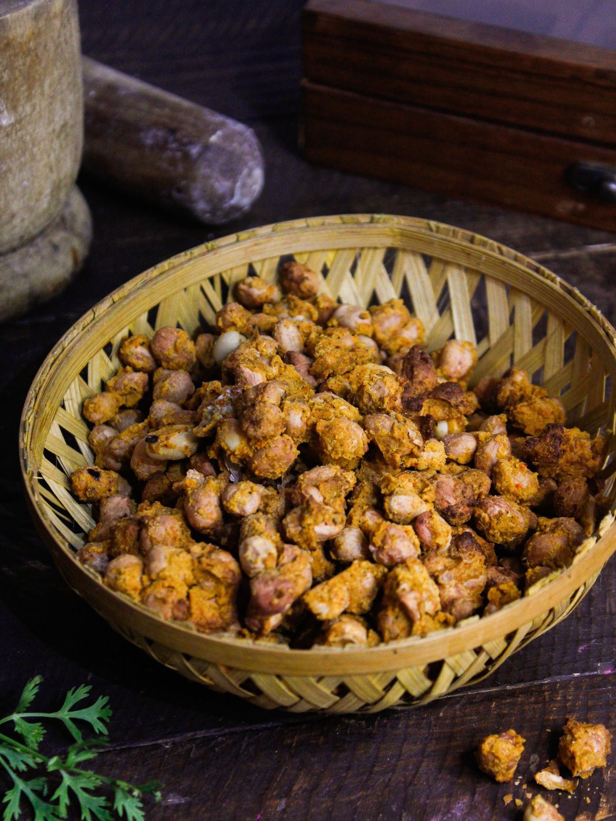 Spicy Air Fried Crunchy Masala Peanuts