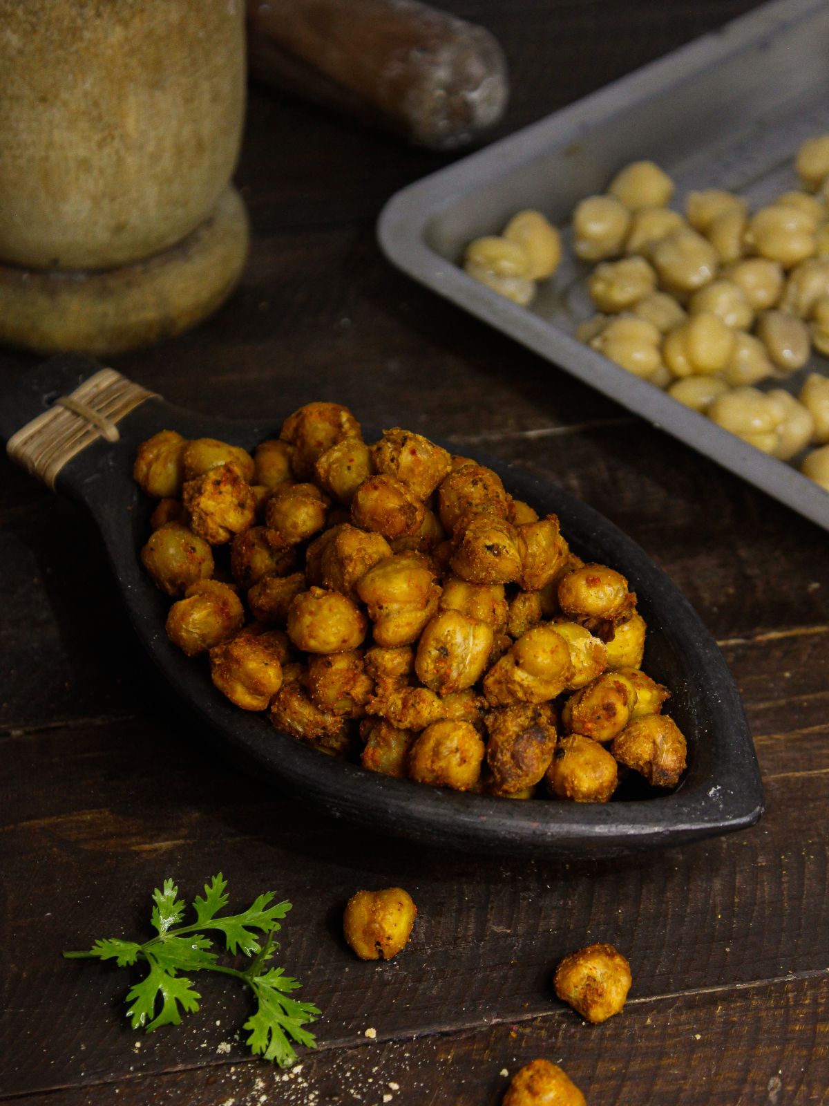 Crunchy Air Fryer Crunchy Spicy Chickpeas