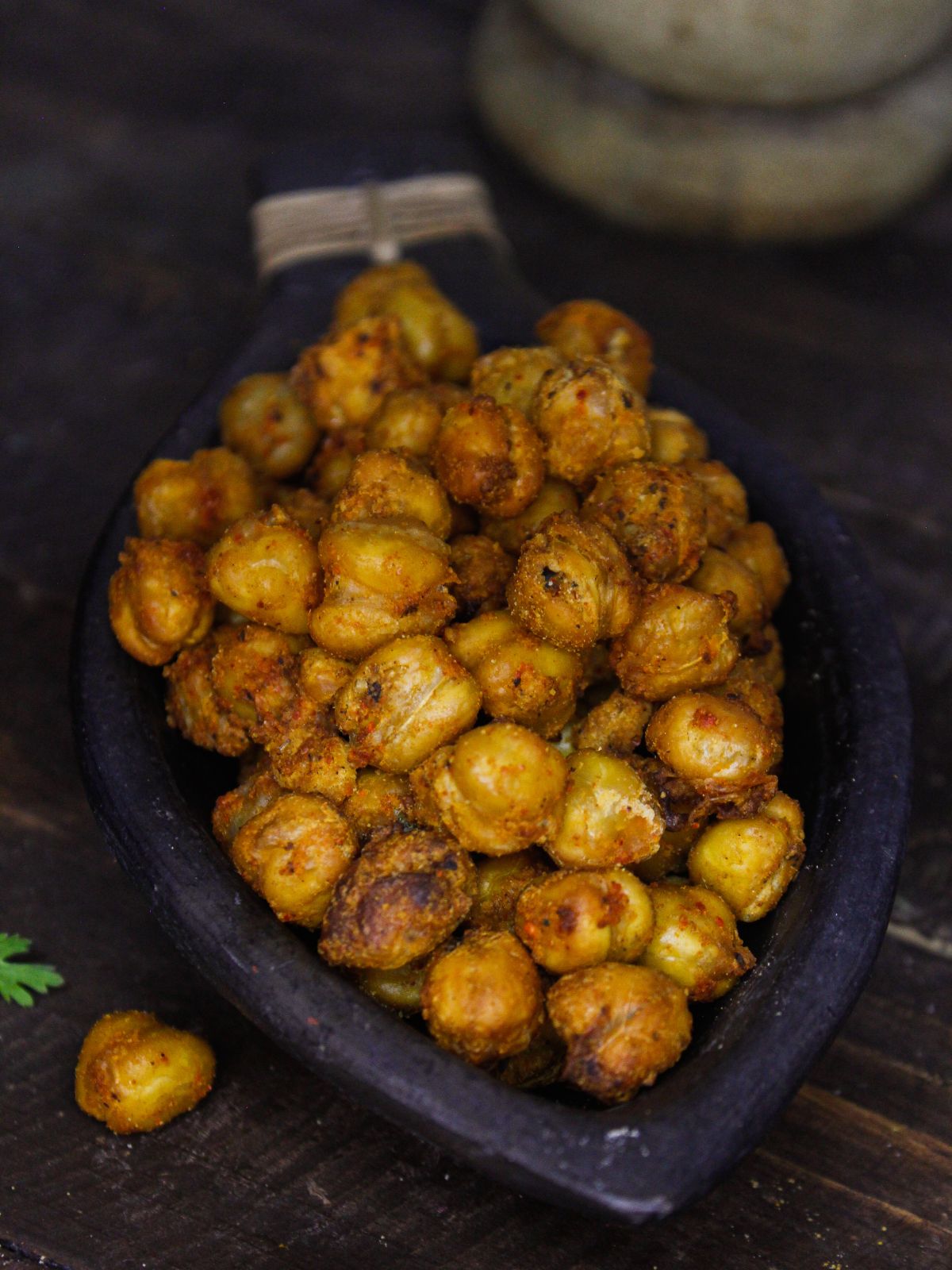 Zoom in image of Air Fryer Crunchy Spicy Chickpeas