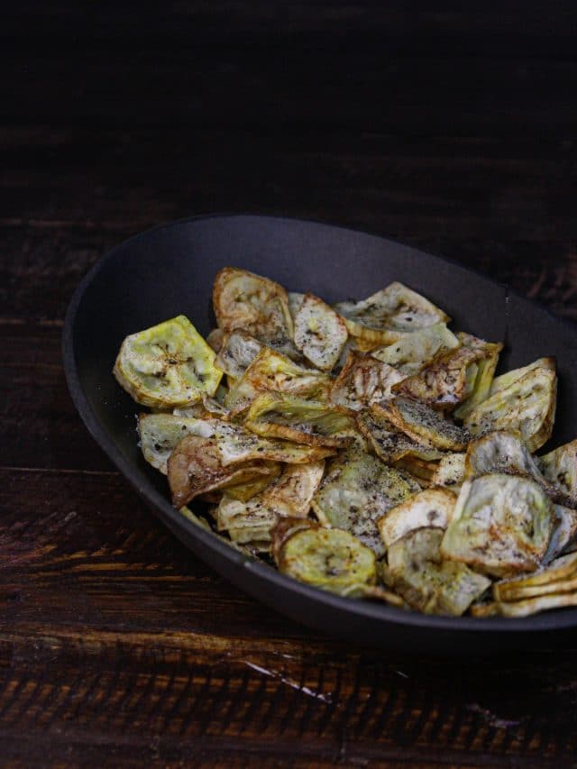 Crispy Air Fryer Banana Chips My Dainty Soul Curry