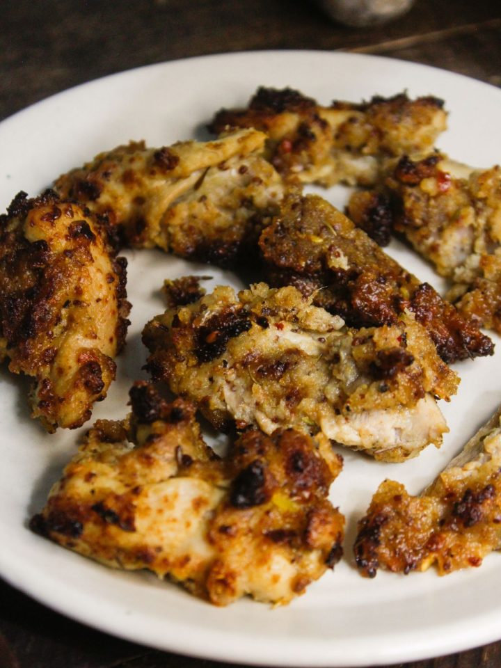 Cheesy Chicken Tenders with Chili Mayo Dip My Dainty Soul Curry