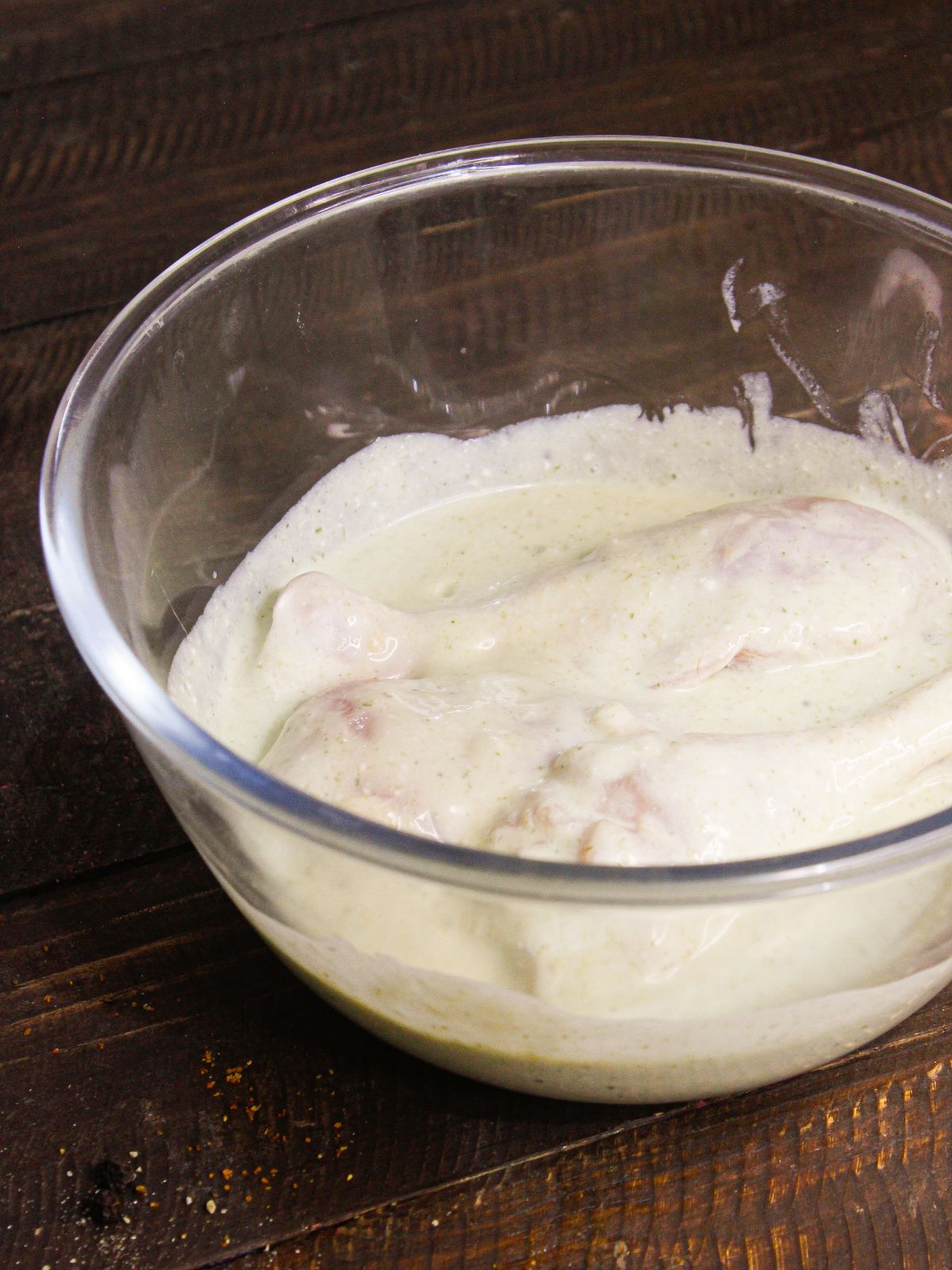 Marinate chicken with the curd mixture