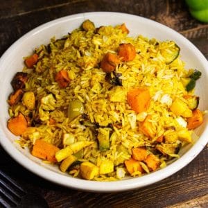 Featured Img of Easiest Vegetable Fried Rice