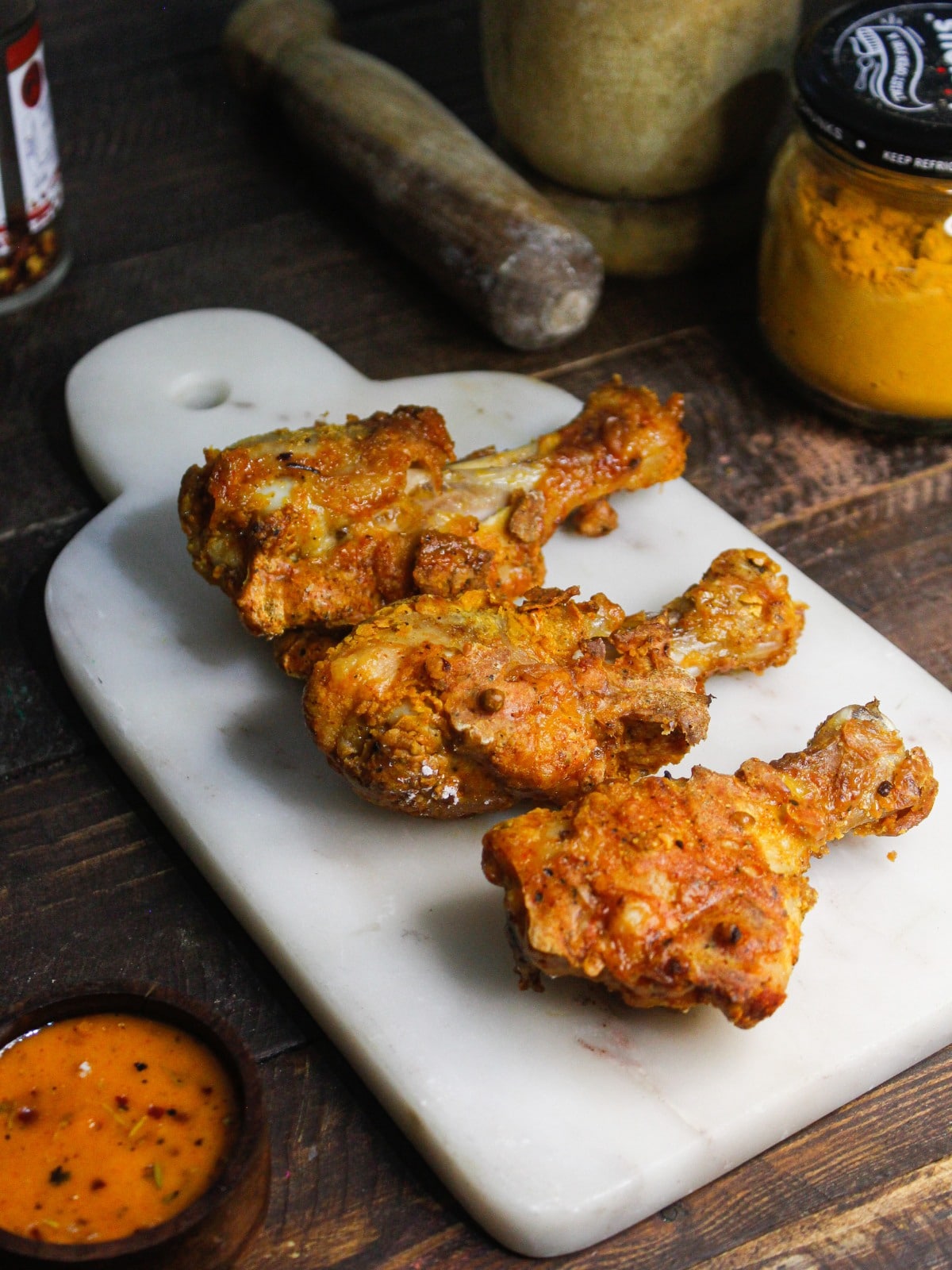 Yummy Spicy Fried Chicken Drumsticks