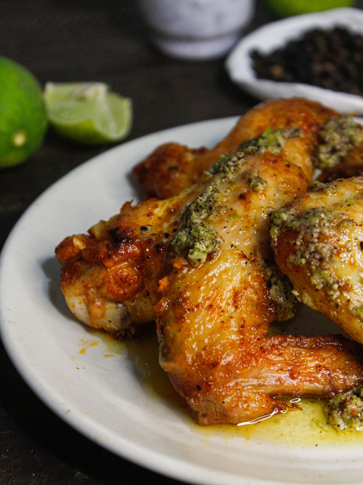 Buttery Lemon Pepper Chicken Wings