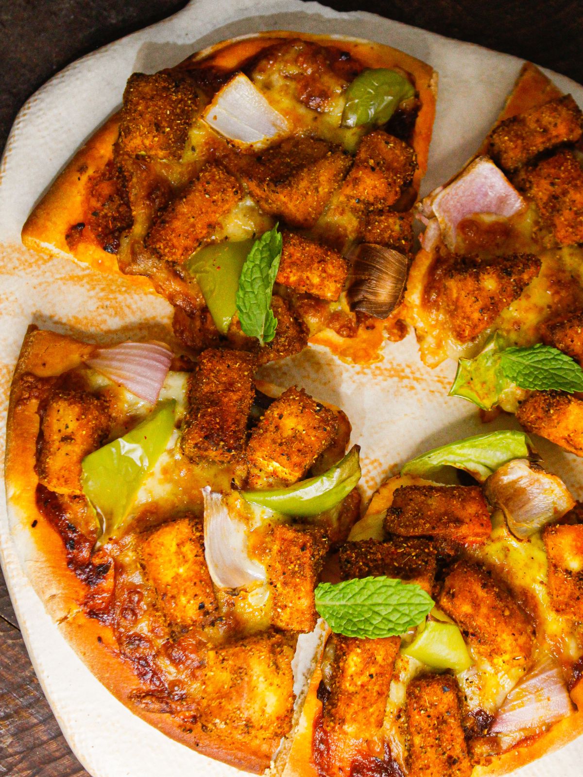 Yummy Tandoori Paneer Pizza