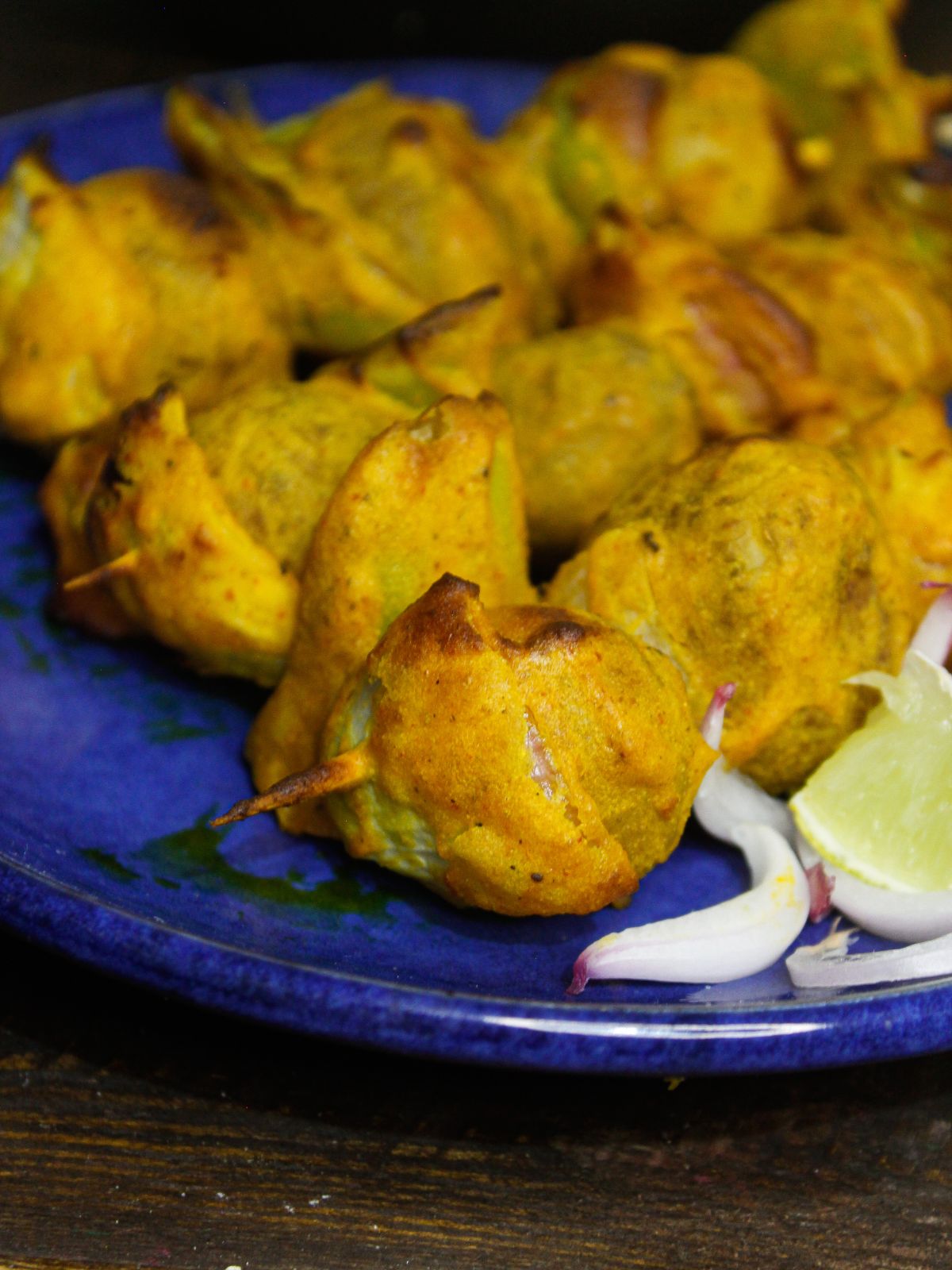 Zoom image of Tandoori Potatoes With Green Chutney