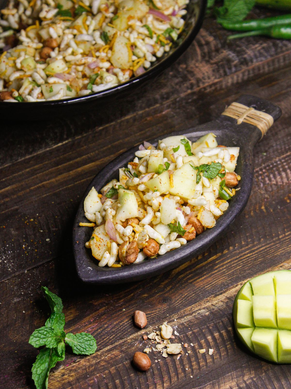 Enjoy Crunchy Raw Mango Salad in rainy season 