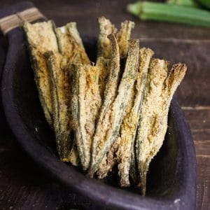 Featured Img of Crispy Stuffed Okra