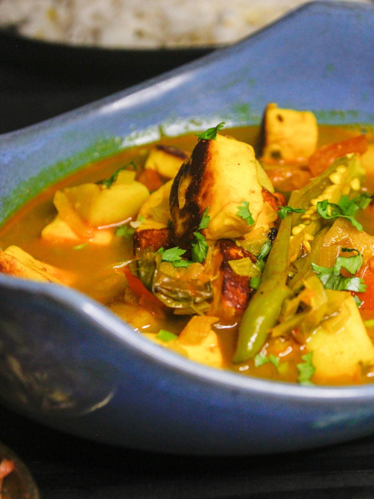 Zoom in image of Instant Pot Aloo Paneer Gravy