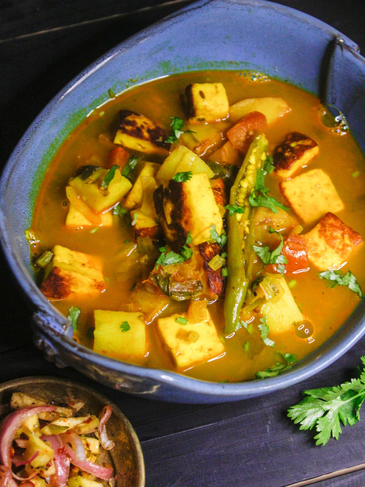 Zoom in image of Instant Pot Aloo Paneer Gravy