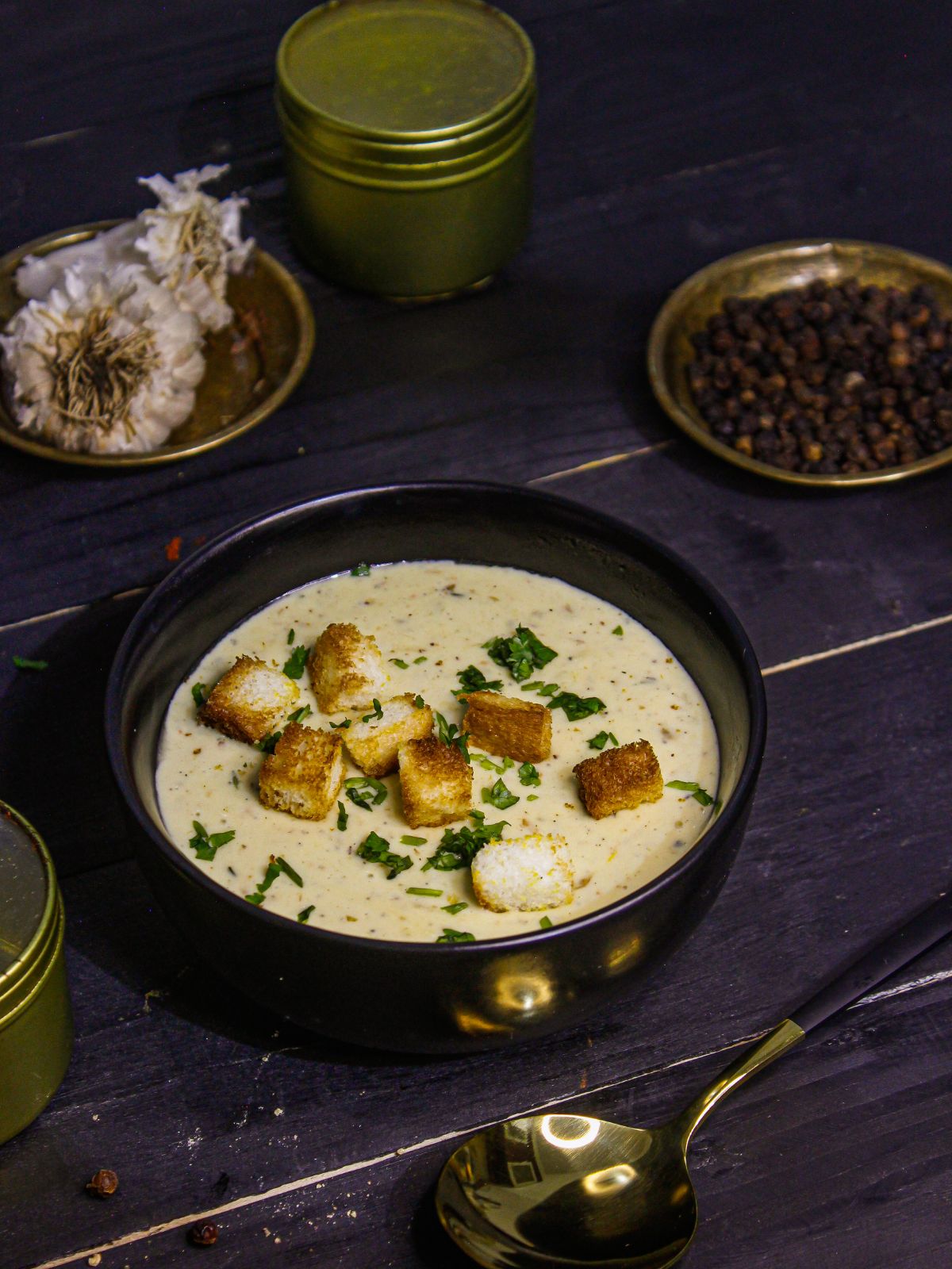 Instant Pot Creamy Potato Soup served in a bowl