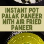 Instant Pot Palak Paneer with Air Fried Paneer PIN (1)
