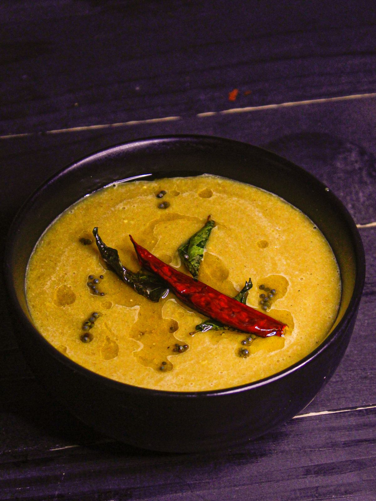 Instant Pot Red Lentil Tomato Soup served in a bowl