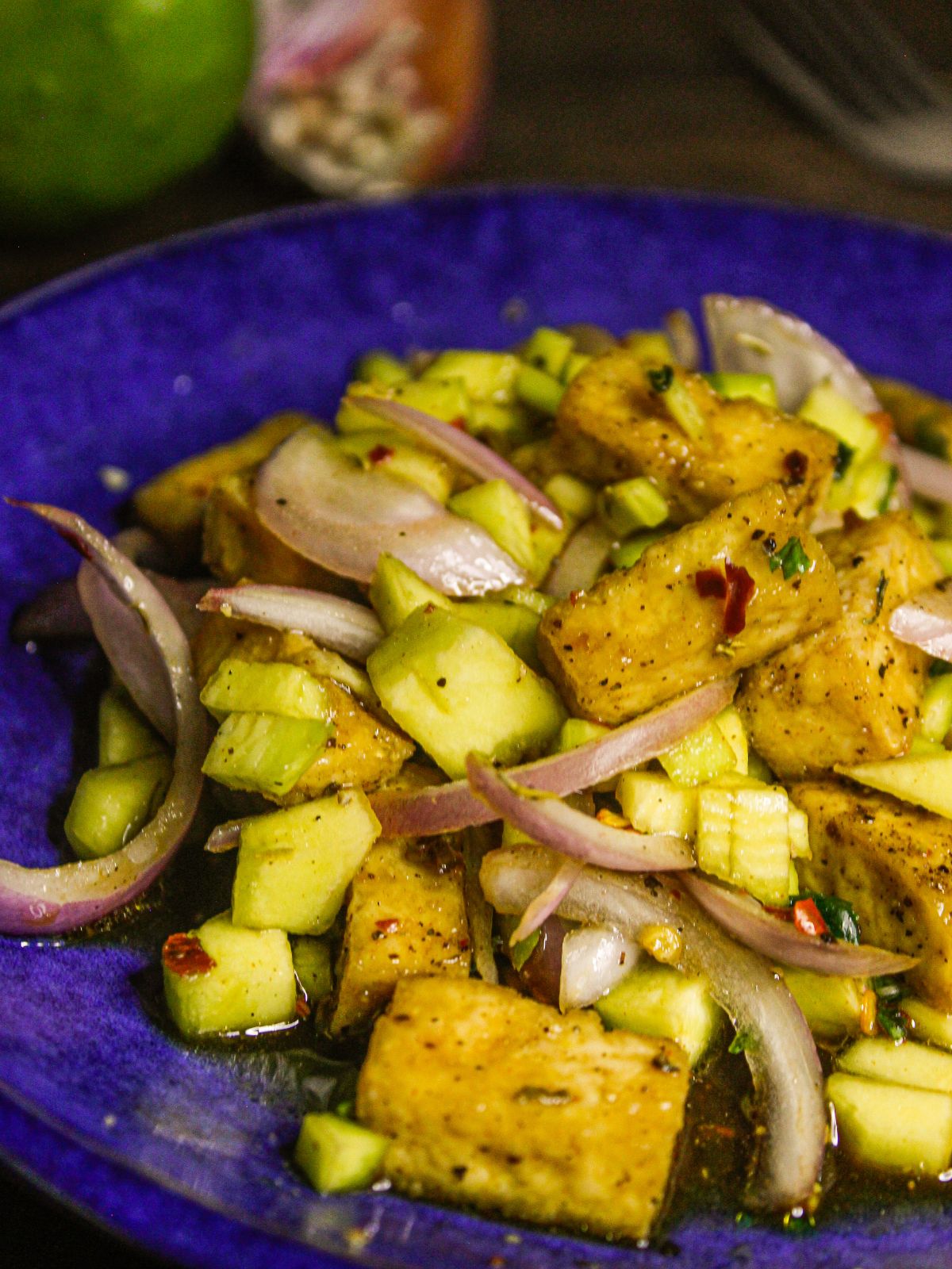 Zoom in image of Raw Mango Tofu Salad