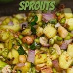 South Indian Raw Mango Salad With Sprouts PIN (3)
