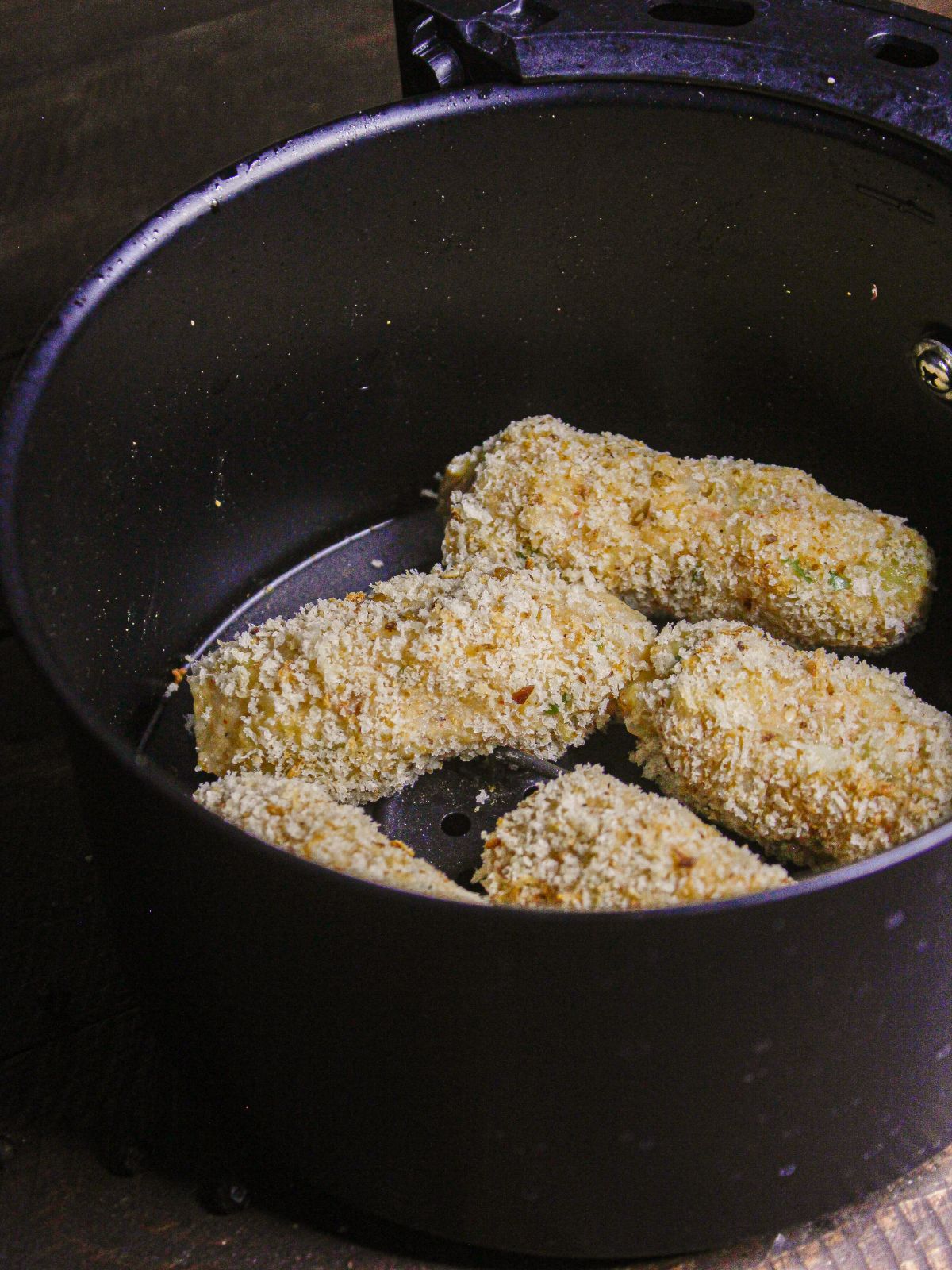 Air fry the cutlets, turn upside down so that it is cooked from all sides  
