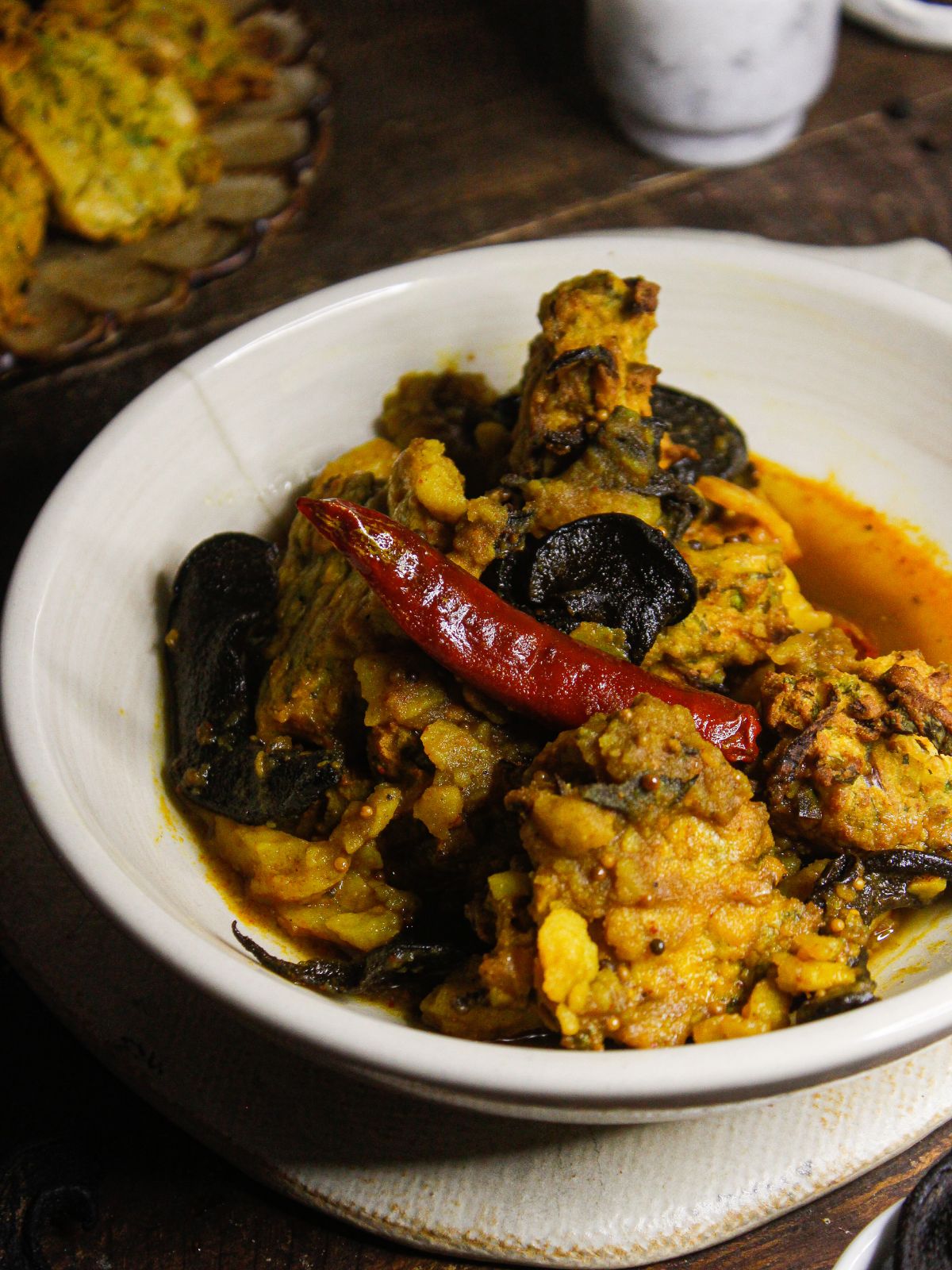 Spicy Assamese Boror Tenga: Sour Curry with Fritters