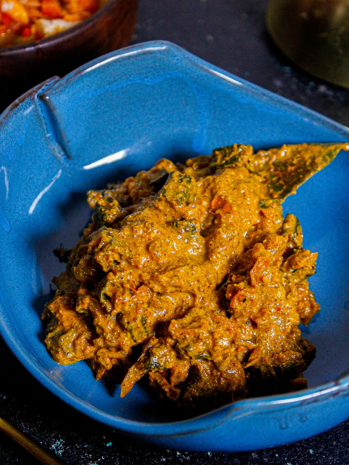 Top view image of Bengali Shorshe Bhindi