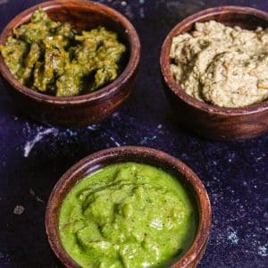 Featured Img of Spring Onion Chutney 3 Ways