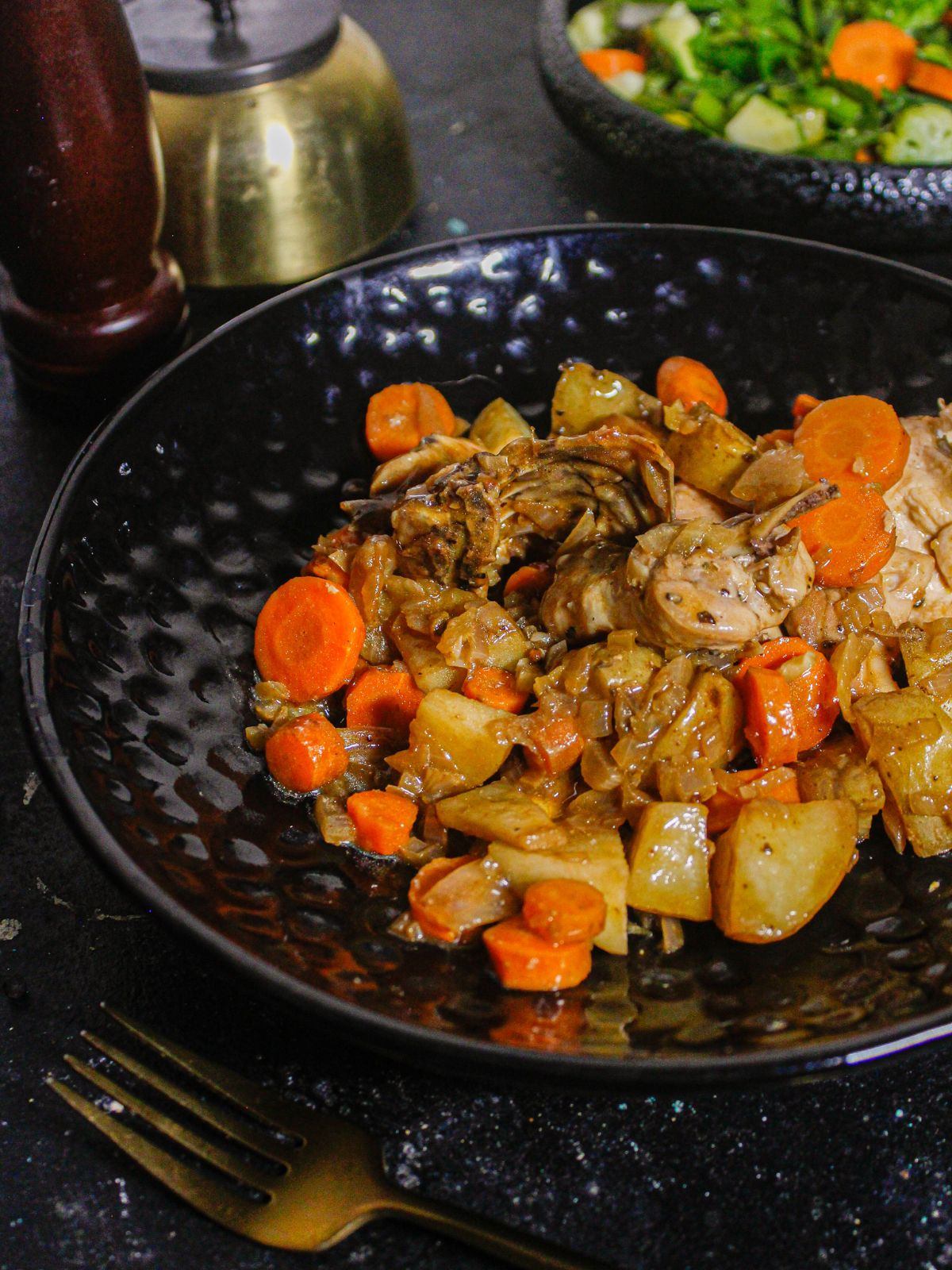 Filipino Chicken Asado ready to enjoy 