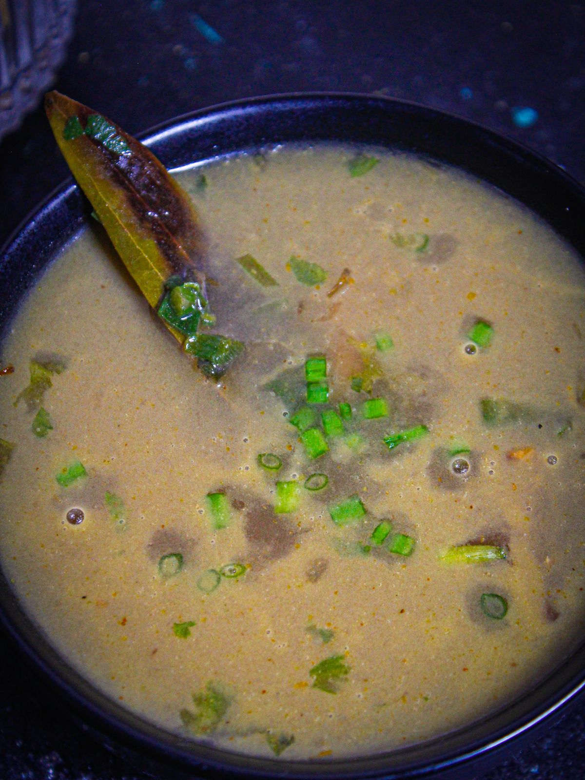 Spicy Instant Pot Spring Onion and Coriander Soup