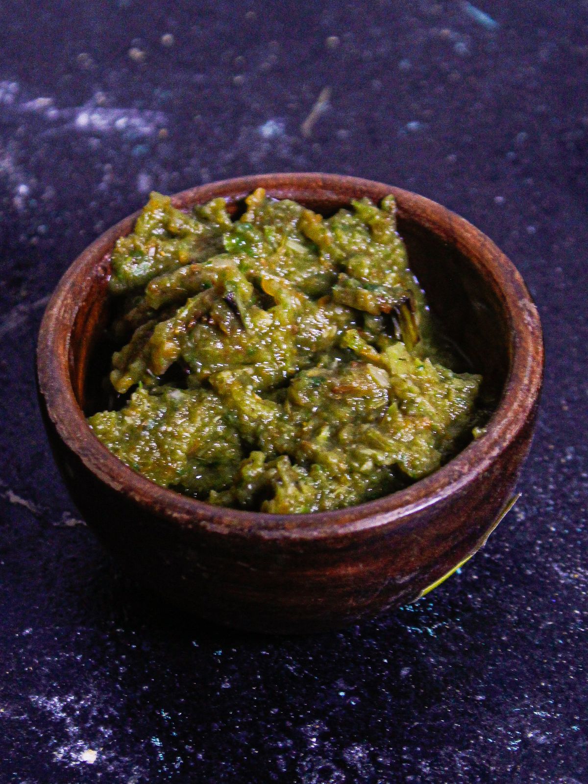 Blend everything and enjoy Spring Onion Raw Mango Chutney