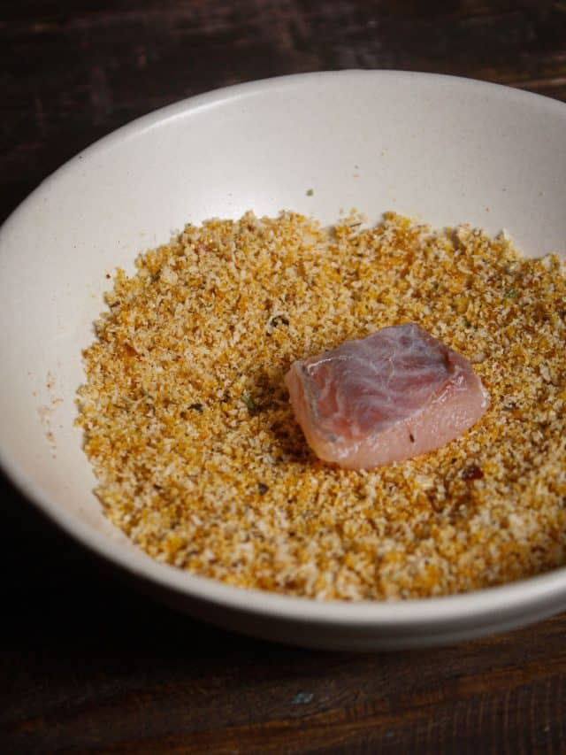Air Fried Crumbed Fish with Mayo Dip My Dainty Soul Curry
