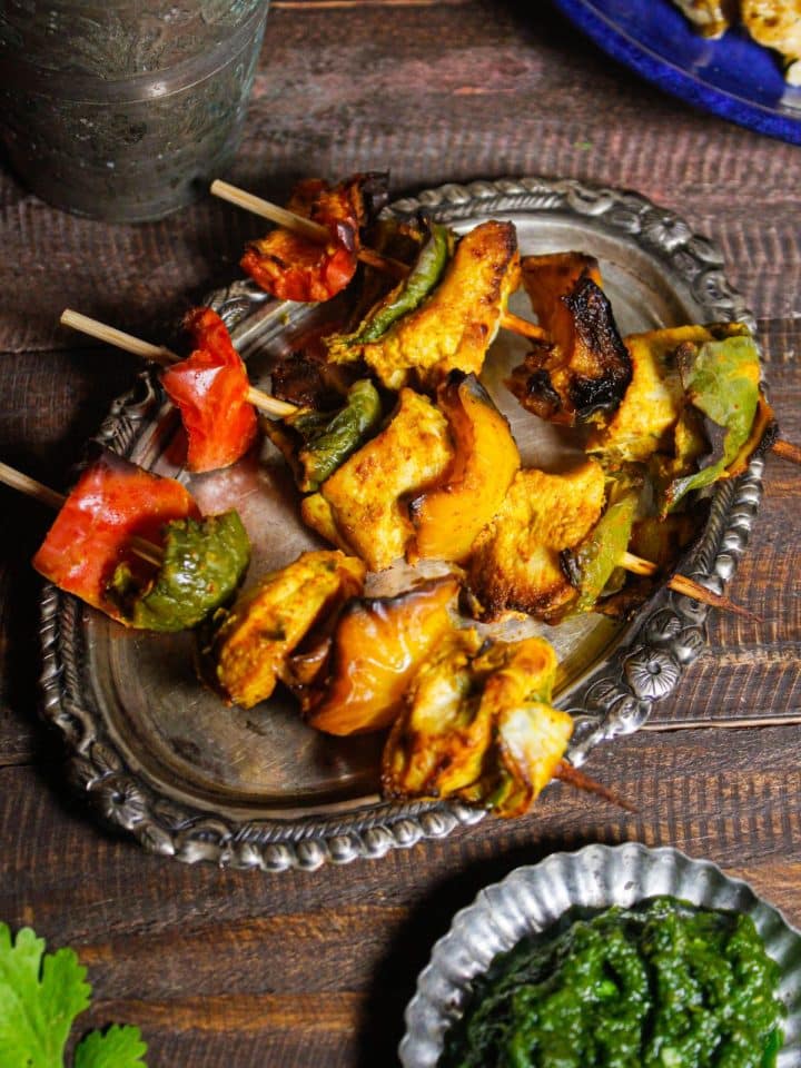 Air Fried Spicy Chicken Kebabs My Dainty Soul Curry
