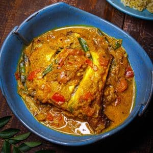 Featured Img of Alleppey Style Fish Curry with Brown Rice