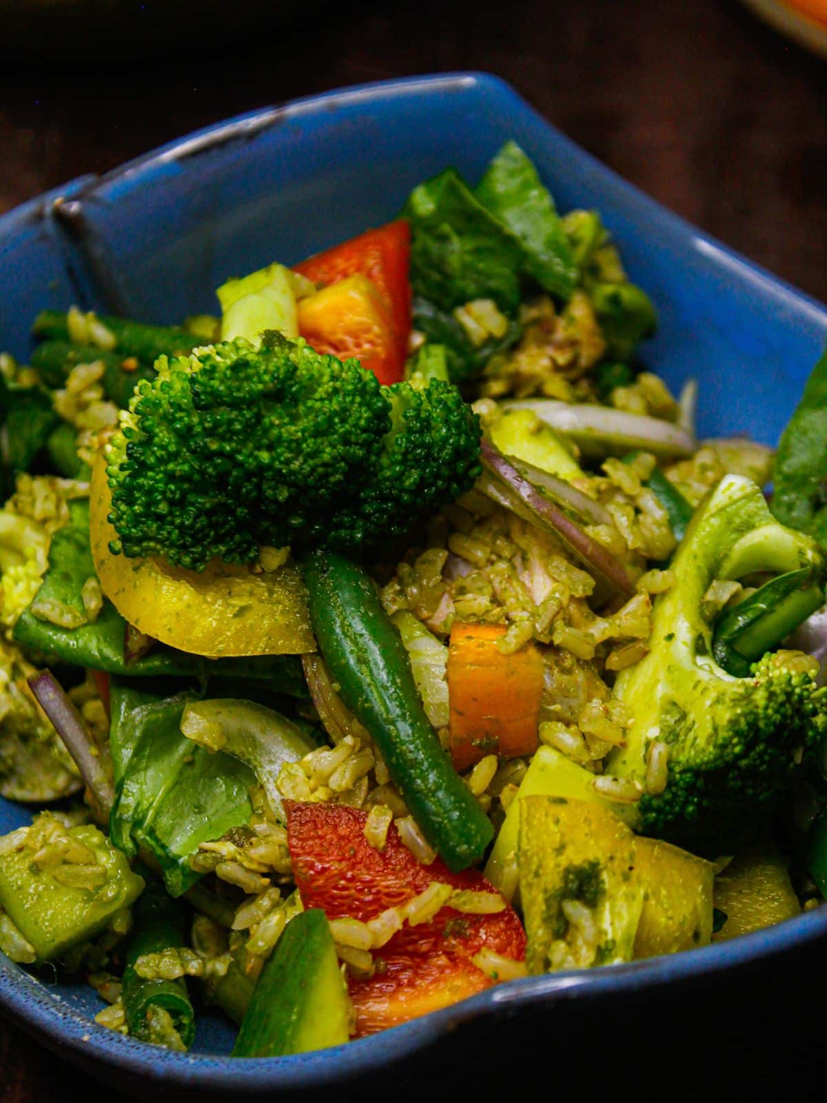 Zoom in image of Healthy Indian Style Brown Rice Salad