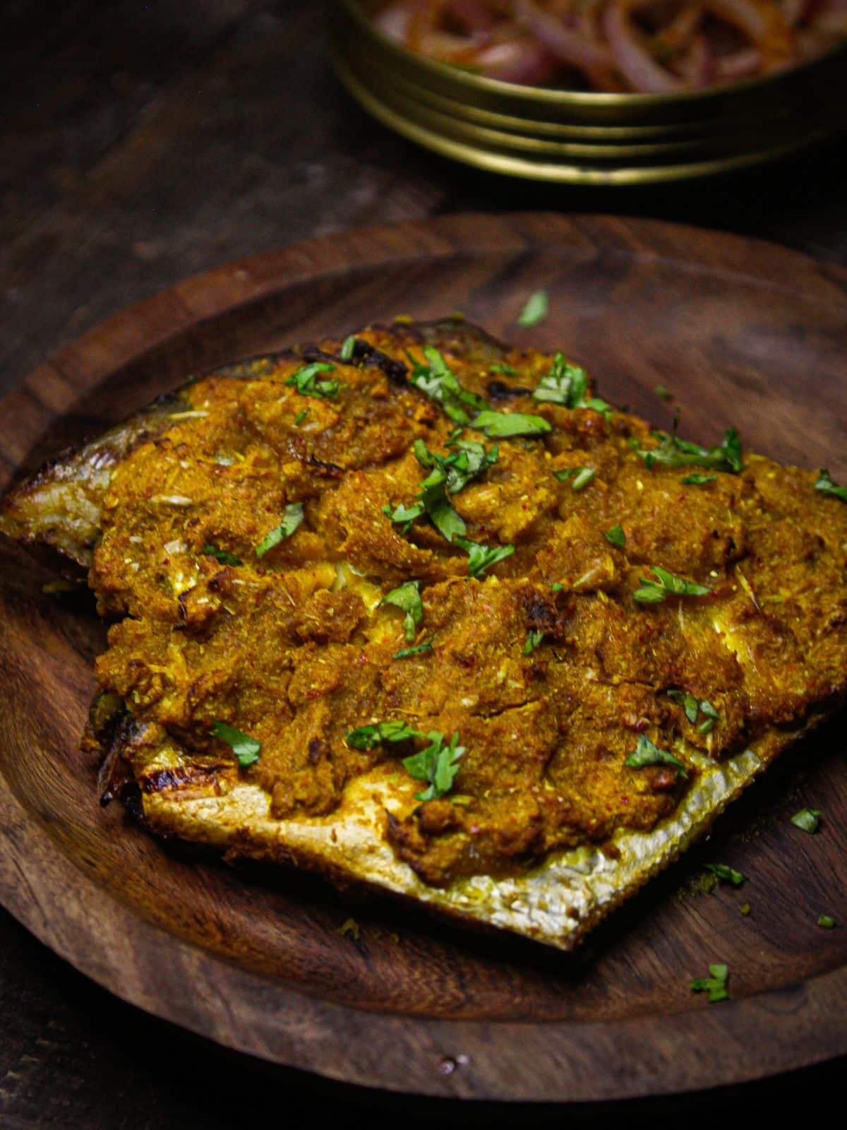 Zoom in image of Kerala Style Air Fried Fish Masala