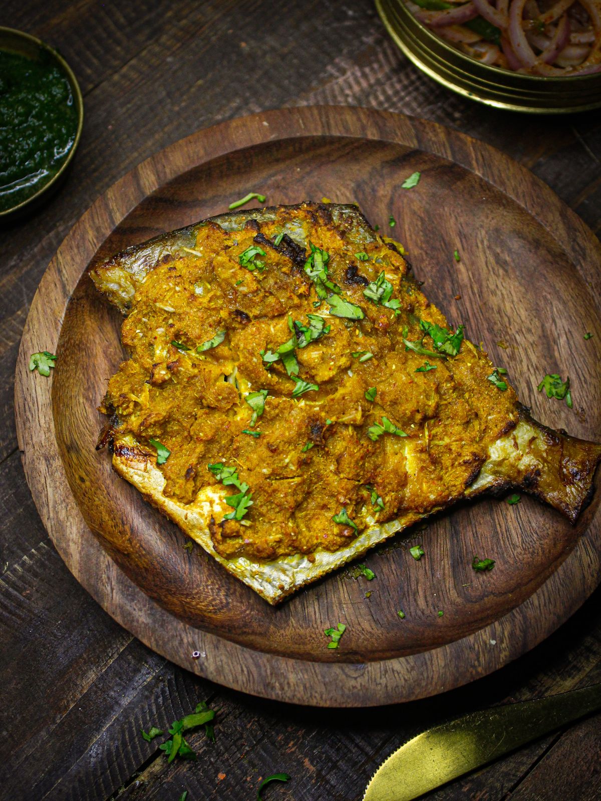 Spicy Kerala Style Air Fried Fish Masala