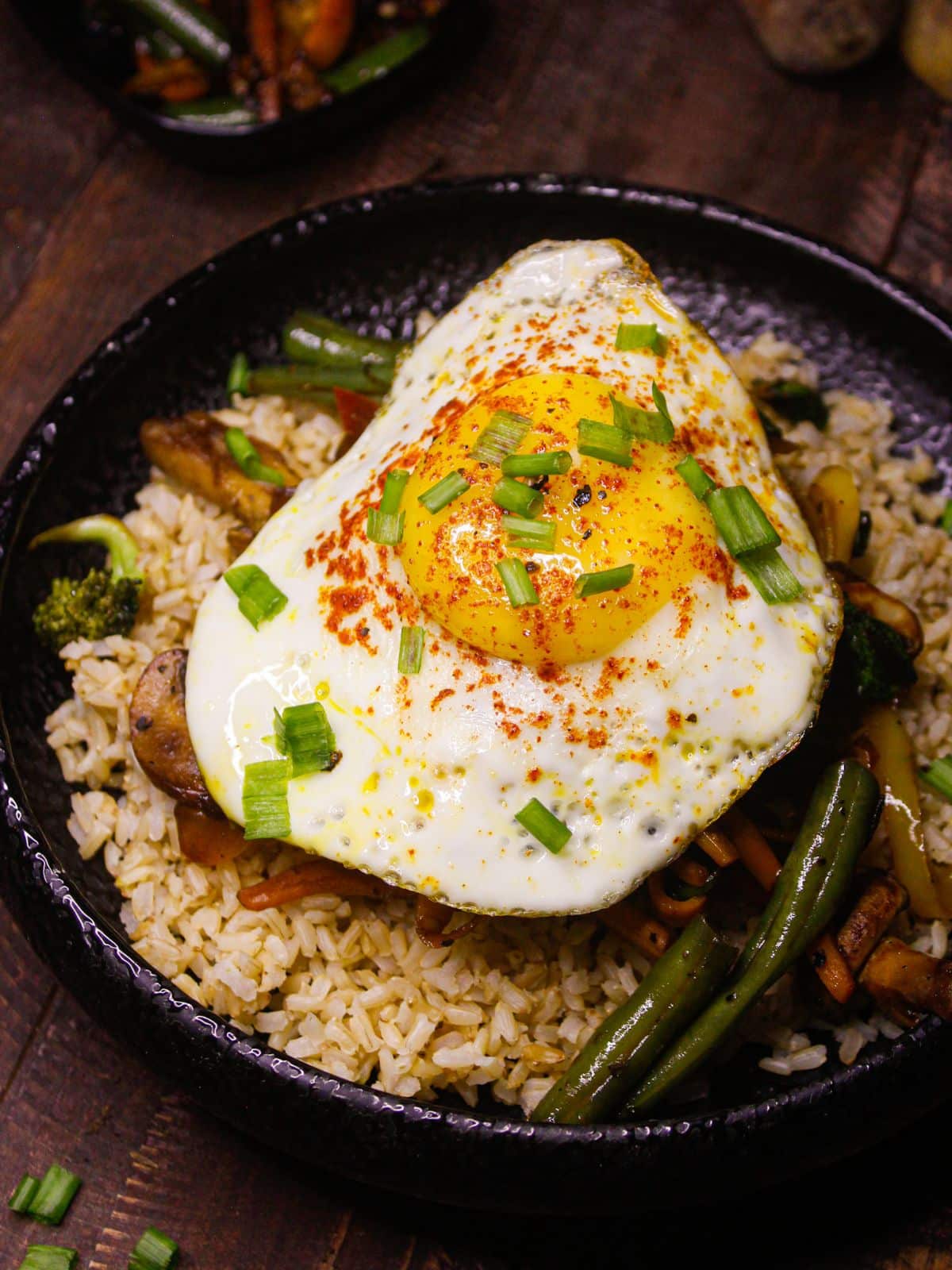 Spicy Stir Fry Brown Rice Bowl