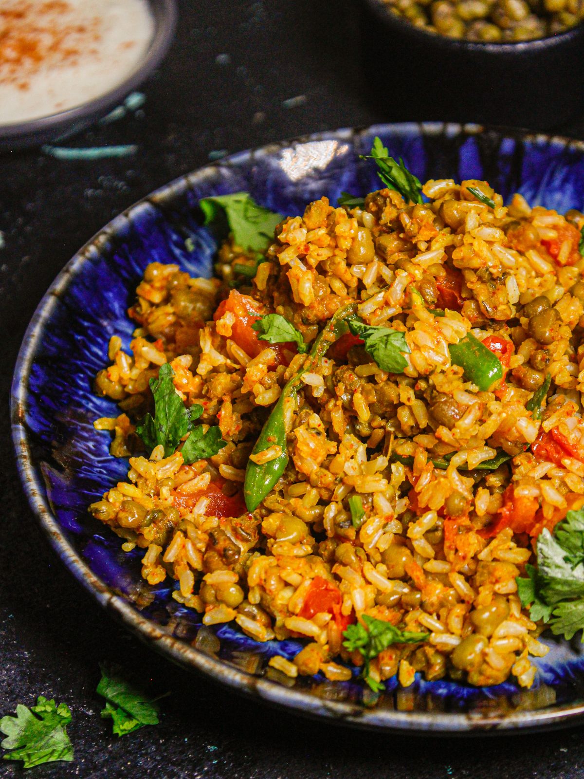 Yummy Brown Rice Green Moong Pulao